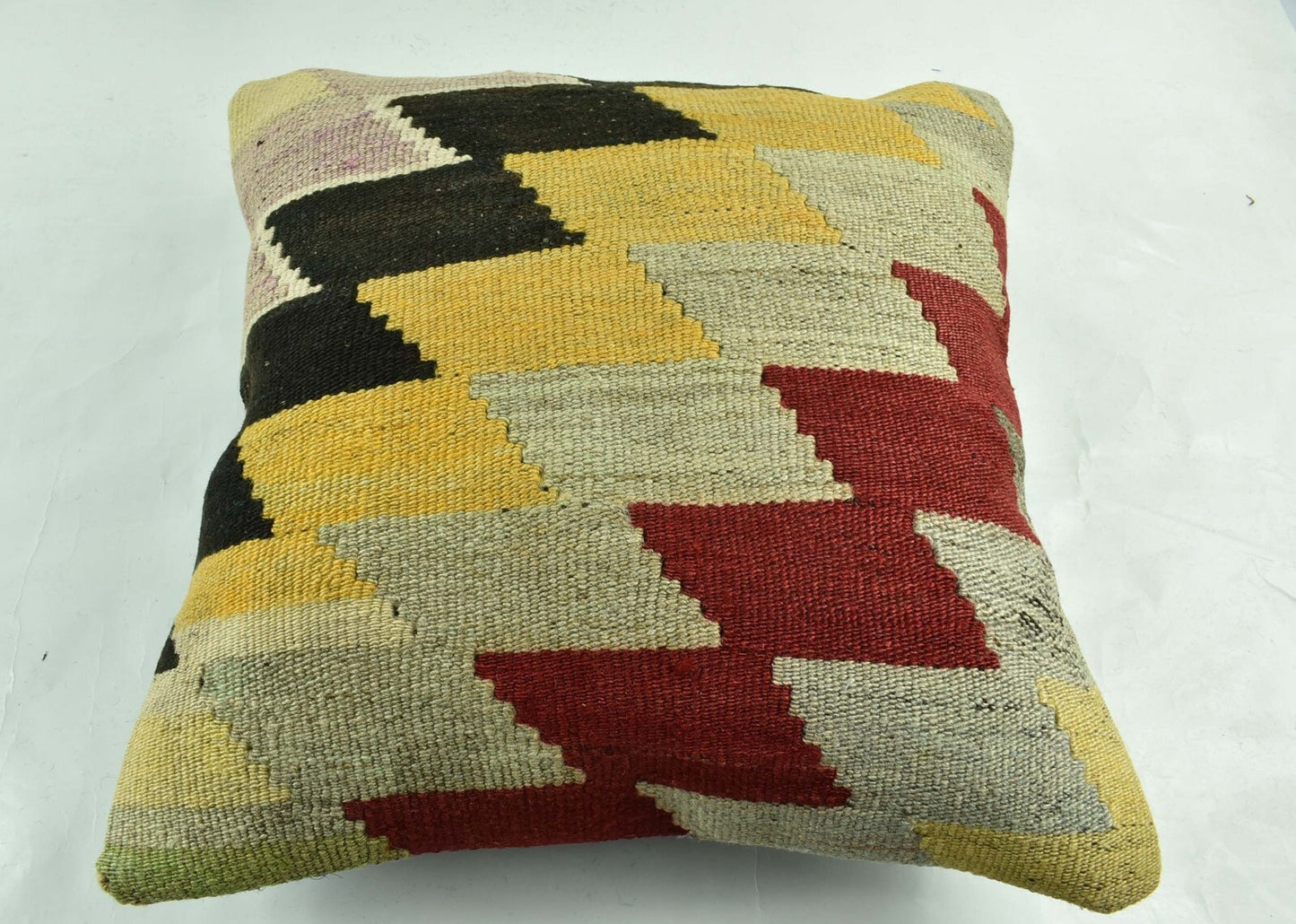 20x20 Kilim Pillow Cover Handmade Vintage Oushak Kilim Cushion Cover A1917