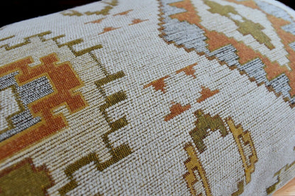 2 pcs/set Kilim Design Fabric Pillow Cover Handmade Ethnic Tribal Boho Lumbar