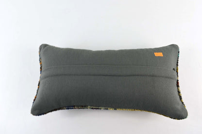 Turkish Cushion Cover 8"x16" Handmade Vintage Boho Ethnic Throw Pillow Case 4436