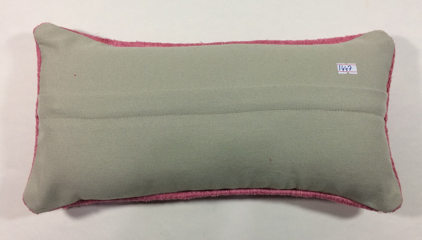 Turkish Cushion Cover 8"x16" Handmade Vintage Boho Ethnic Throw Pillow Case 1447