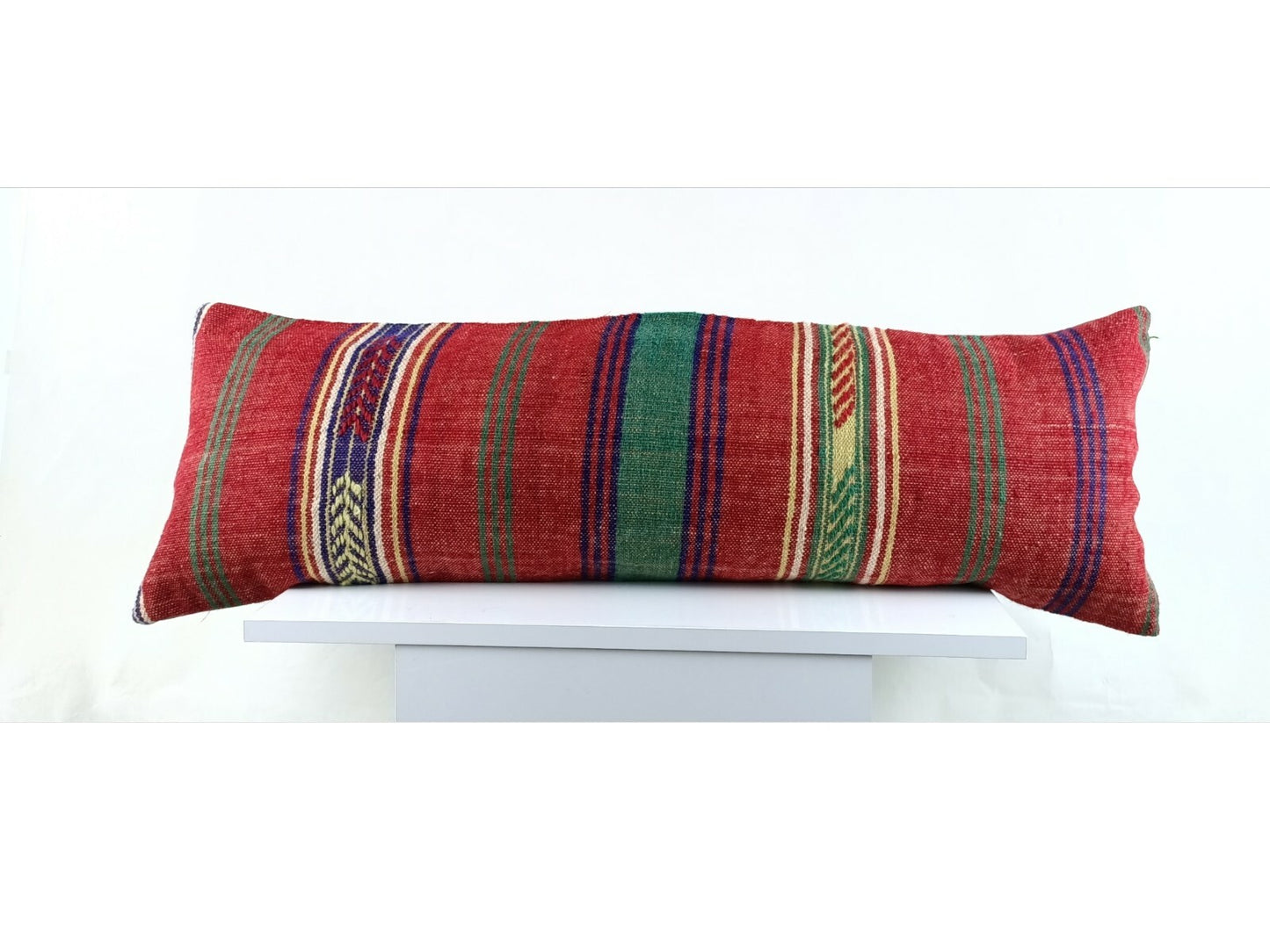 Kilim Pillow Cover 12x36 Home Decorative Handmade Ottoman Long Lumbar  A1522