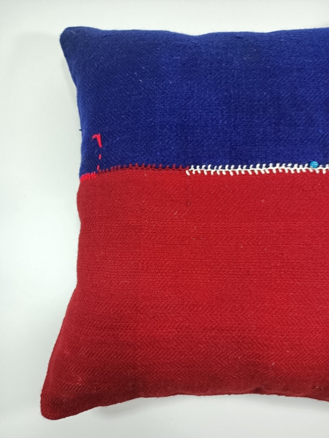 24x24 Kilim Pillow Cover Large Vintage Oushak Rug Ethnic Sofa Cushion E83