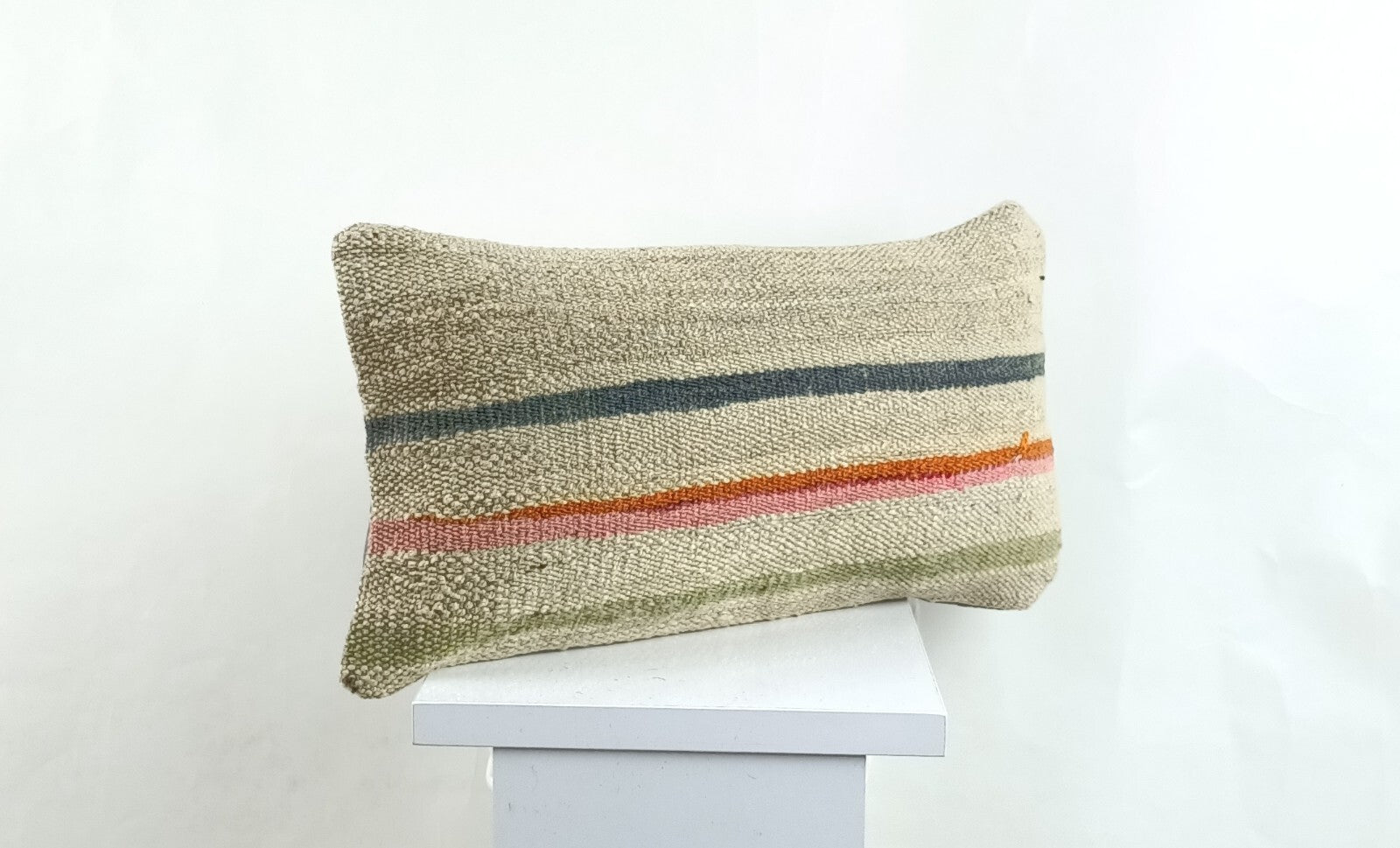 Turkish Cushion Cover 8"x16" Handmade Vintage Boho Ethnic Throw Pillow Case 2627