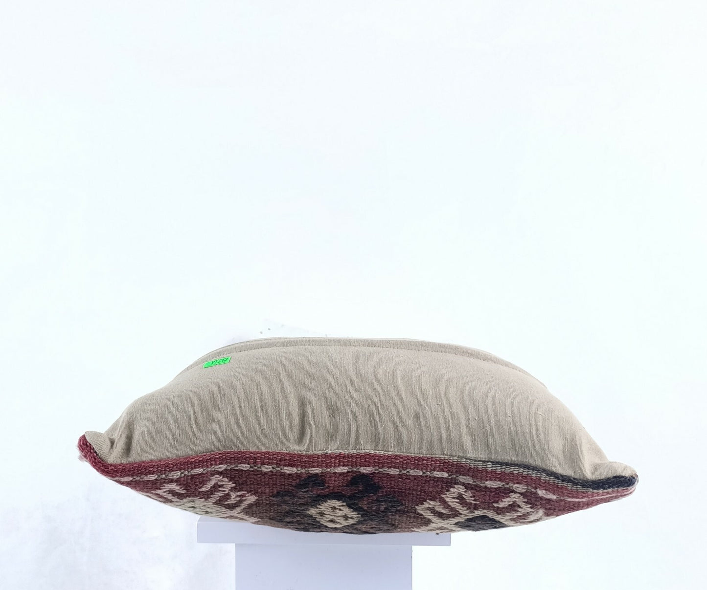  Turkish Kilim Pillow Cover 16x16 Home Decorative Wool Oushak Rug Cushion A518