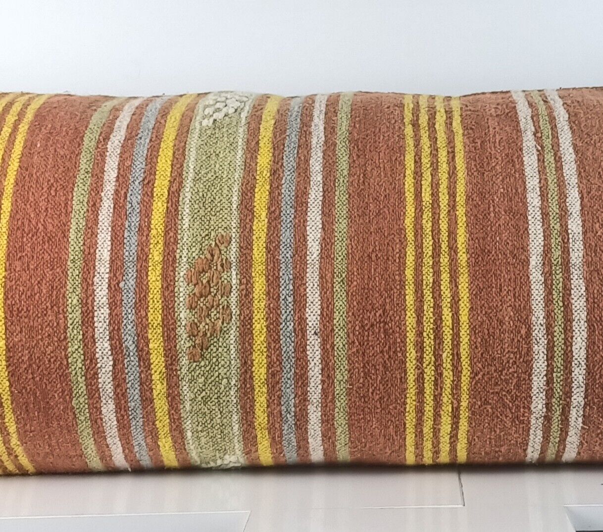 Extra Large Kilim Pillow Cover 16x48 Handmade Ethnic Boho Oriental Lumbar A1566