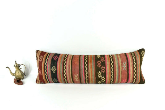 12x36 Kilim Pillow Cover Home Decorative Handmade Vintage Long Lumbar A2061