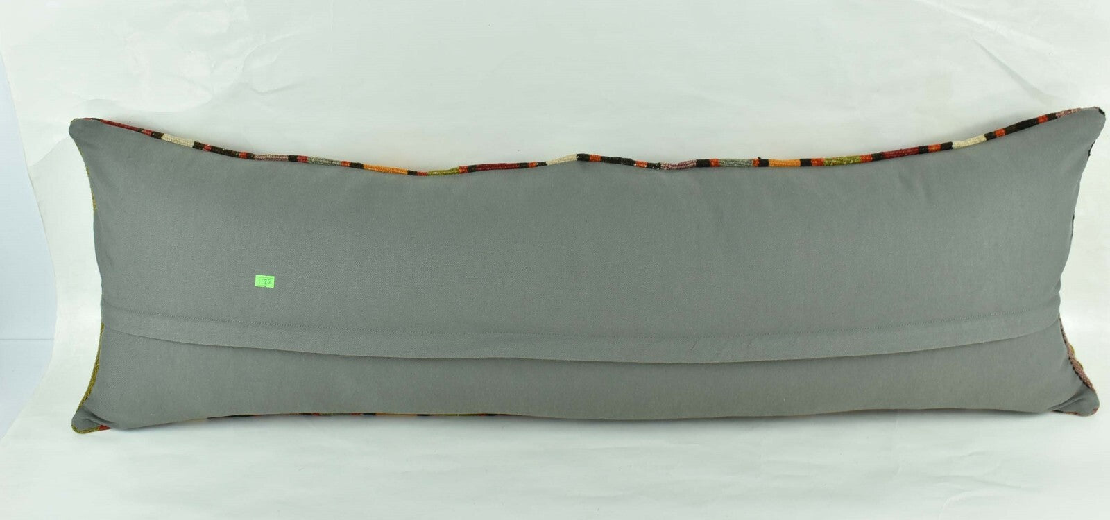 Extra Large Kilim Pillow Cover 16x48 Handmade Ethnic Boho Oriental Lumbar 3234