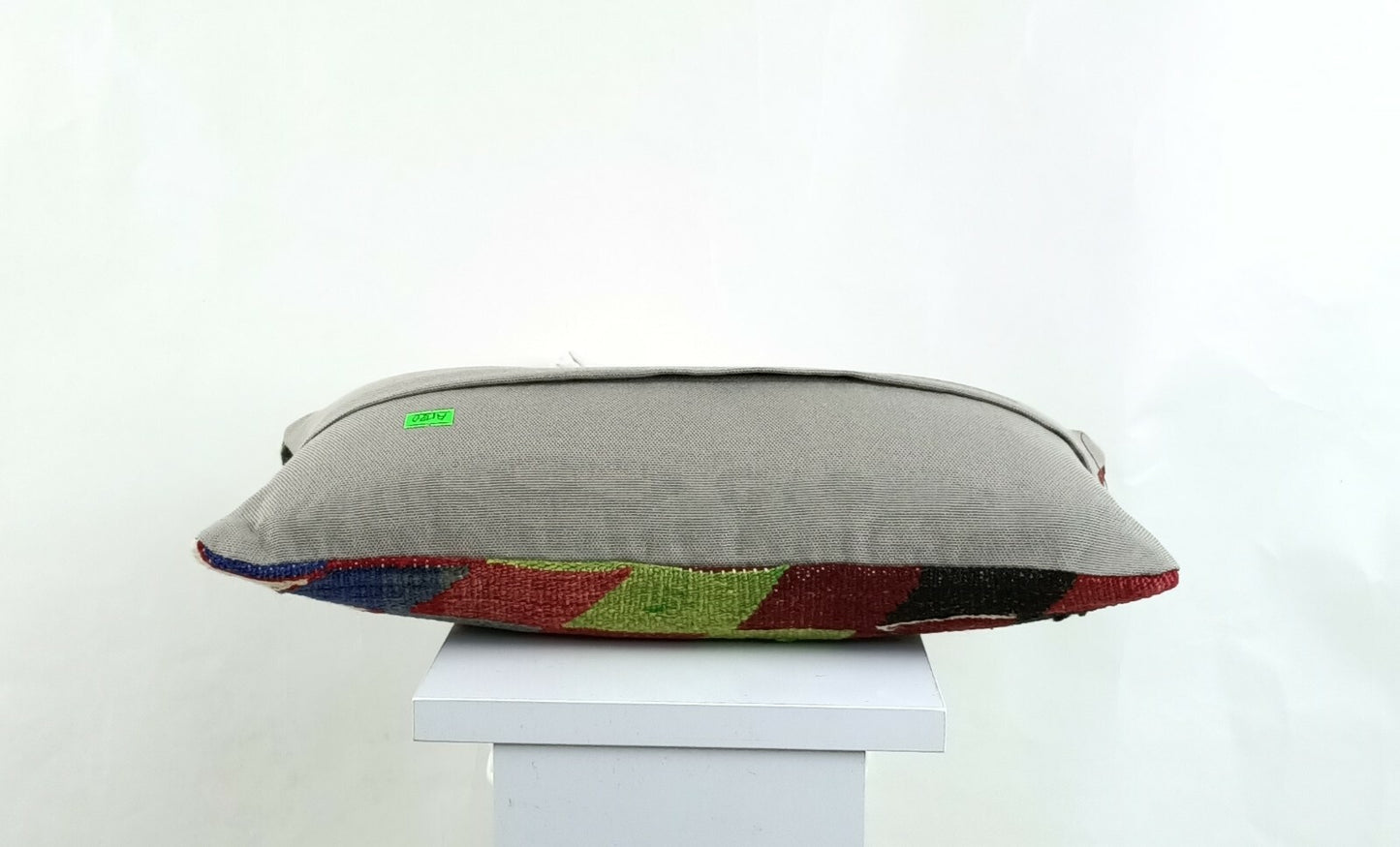 Kilim Pillow Cover 8x16 in Handmade Oriental Rug Tribal Ethnic Lumbar Case A1370