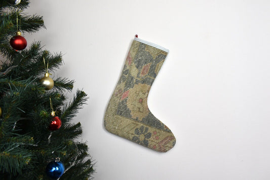 Kilim Christmas Stocking Vintage Rug Stocking Ethnic Decorative Xmas Socks S1001