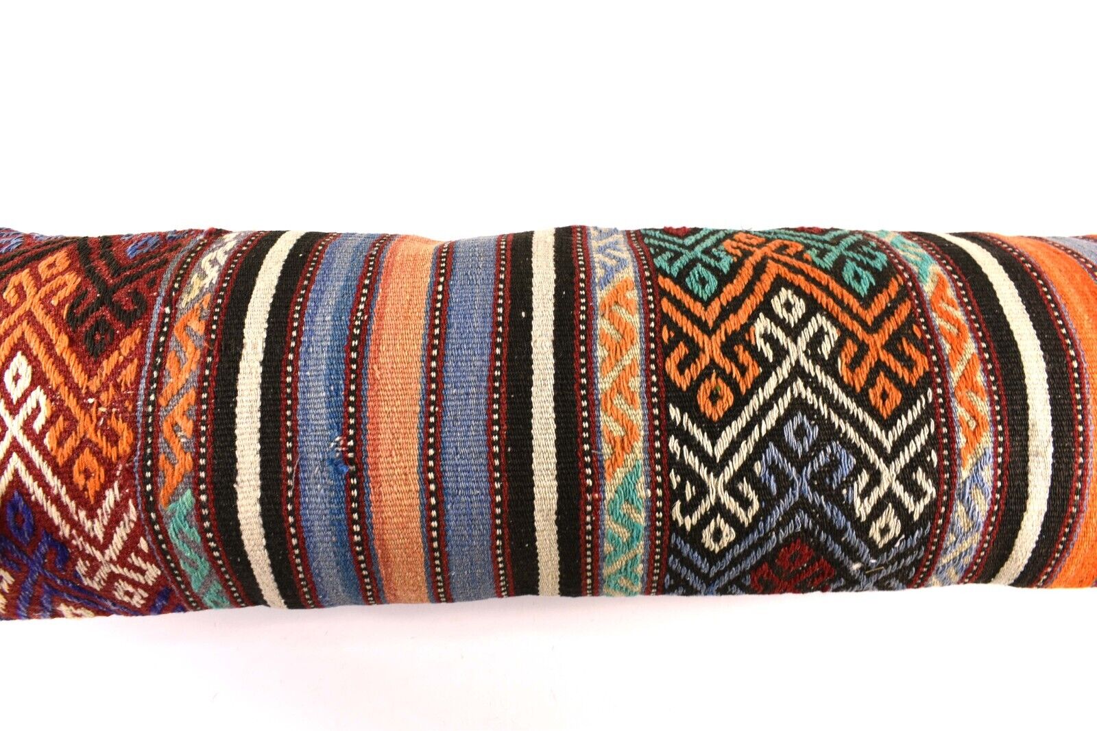 12x48 Vintage Rug Pillow Cover Handwoven Kilim Lumbar Pillow Cover 4469