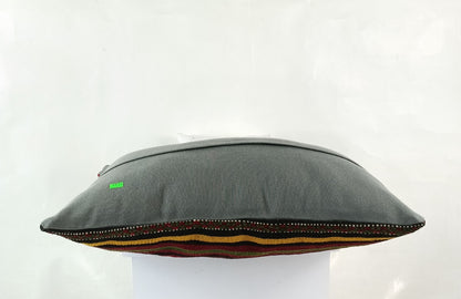 Kilim Pillow Cover 16x24 Tribal Vintage Turkish Carpet Lumbar Pillow Cover 1776