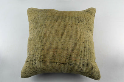 Oushak Kilim Pillow Cover 20x20 Handknotten Vintage Sofa Cushion Cover A3117
