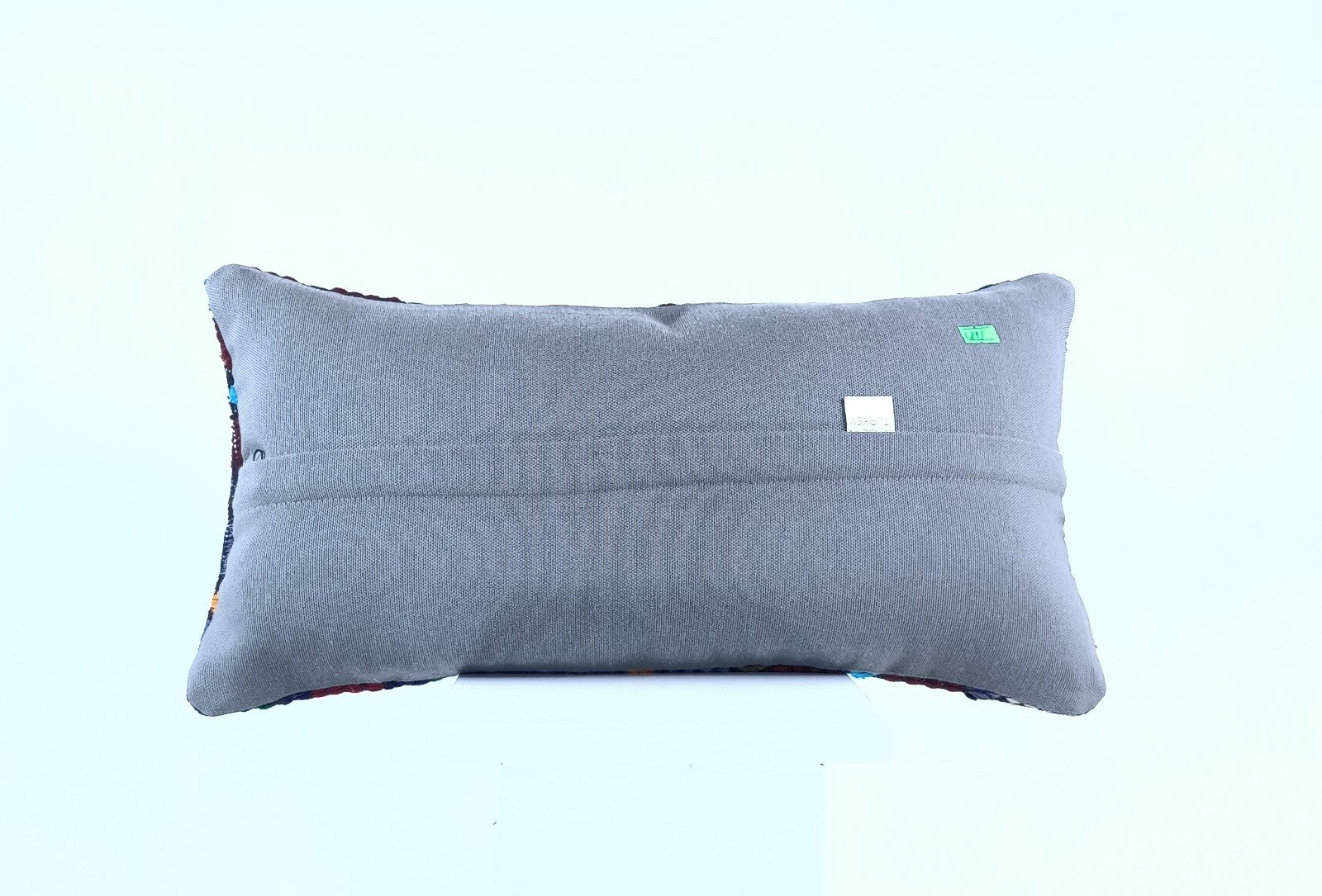 10x20 Kilim Lumbar Pillow Cover Vintage Ethnic Oushak Kilim Pillow Cover 1891