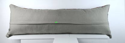 Extra Large Kilim Pillow Cover 16x48 Handmade Ethnic Boho Oriental Lumbar A1565