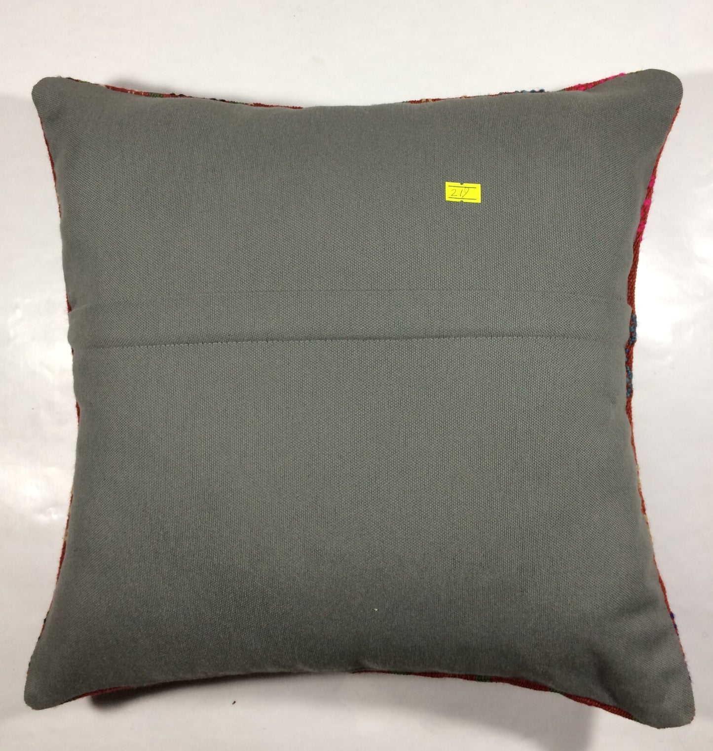 18"x18" Kilim Pillow Cover  Handmade Turkish Vintage Cushion Tribal Lumbar 219