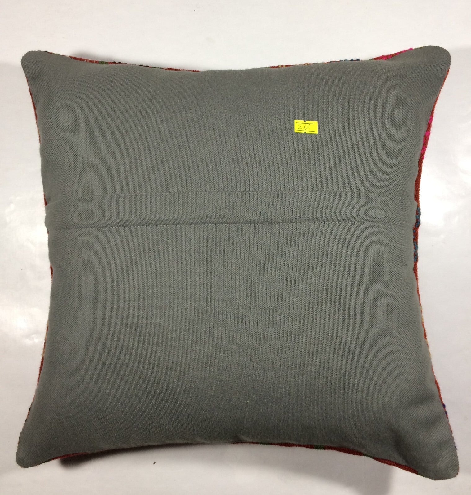 18"x18" Kilim Pillow Cover  Handmade Turkish Vintage Cushion Tribal Lumbar 219