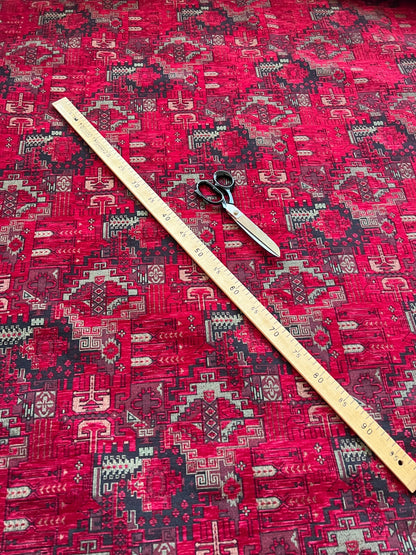 Kilim Pattern Upholstery Fabric Oriental Ethnic Design Decorative Boho Tapestry