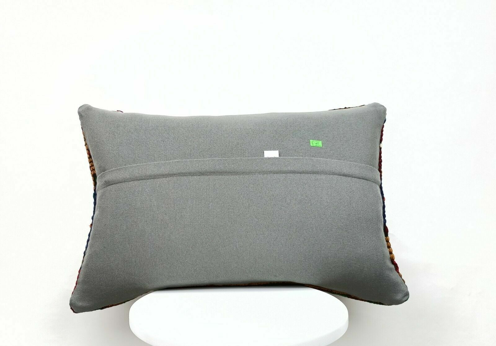 16x24 Kilim Lumbar Pillow Handmade Turkish Rug Tribal Bohemian Cushion Case E461