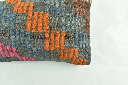 Turkish Cushion Cover 8"x16" Handmade Vintage Boho Ethnic Throw Pillow Case 3139