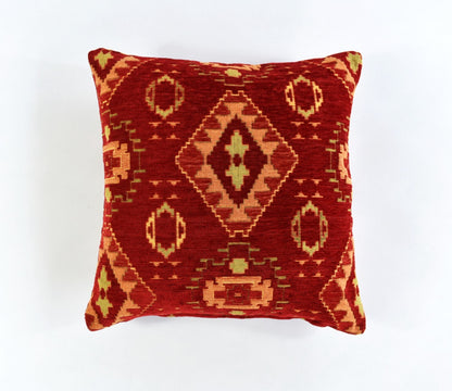 2 pcs/set Kilim Design Red Pillow Cover Throw Cushion Sofa Couch Tribal Lumbar
