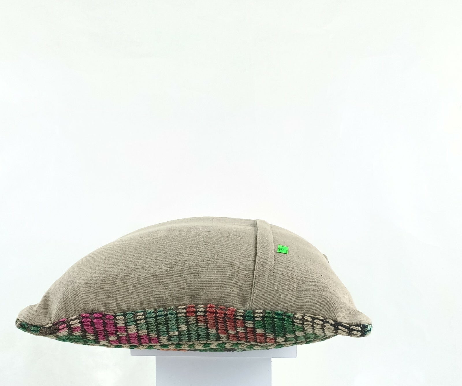 16x16 Kilim Pillow Cover Handmade Oushak Carpet Rug Wool Lumbar Cushion A441