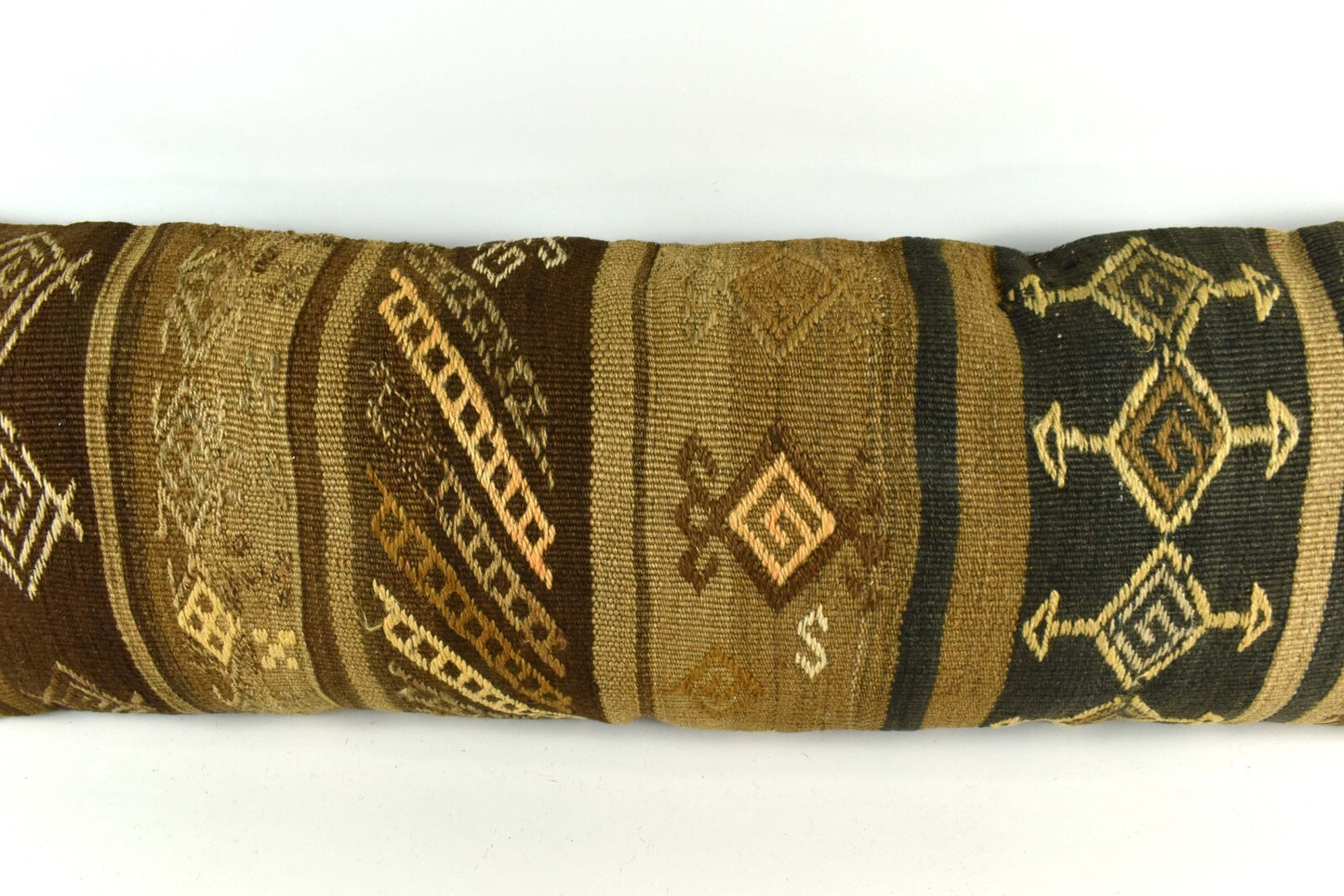 Extra Large Kilim Pillow Cover 16x48 Handmade Ethnic Boho Oriental Lumbar 4015