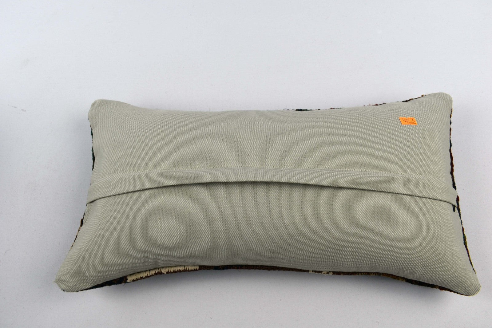 10x20 Kilim Lumbar Pillow Cover Vintage Ethnic Oushak Kilim Pillow Cover 4853