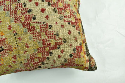 20x20 Kilim Pillow Cover Handmade Vintage Oushak Kilim Cushion Cover 2935