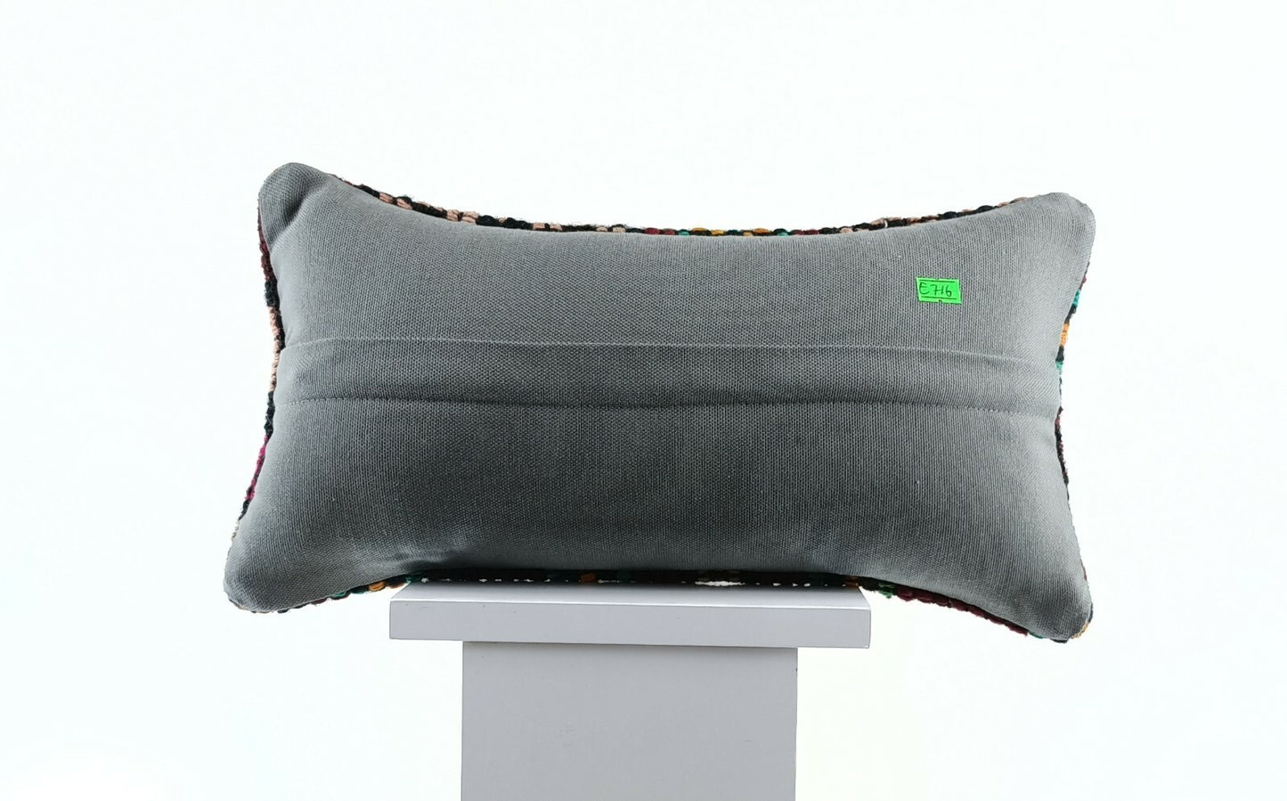 8"x16" Kilim Pillow Cover Turkish Handmade Home Decorative Neck Lumbar E716