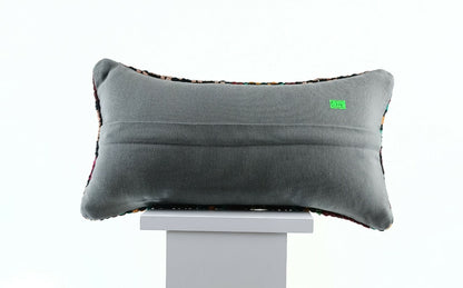 8"x16" Kilim Pillow Cover Turkish Handmade Home Decorative Neck Lumbar E716