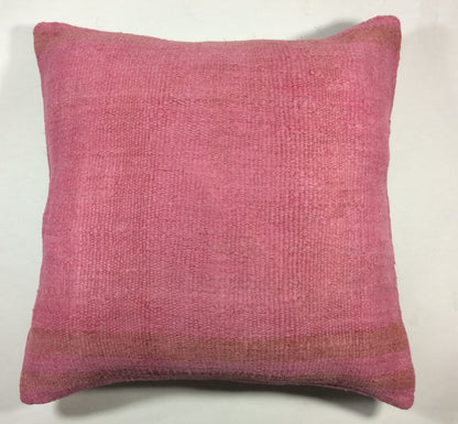 20x20 Kilim Pillow Cover Handmade Vintage Oushak Kilim Cushion Cover 1546