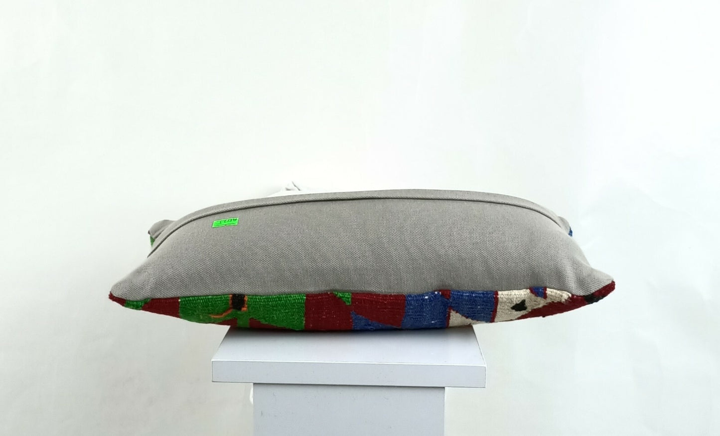 Kilim Pillow Cover 8x16 in Handmade Oriental Rug Tribal Ethnic Lumbar Case A1375