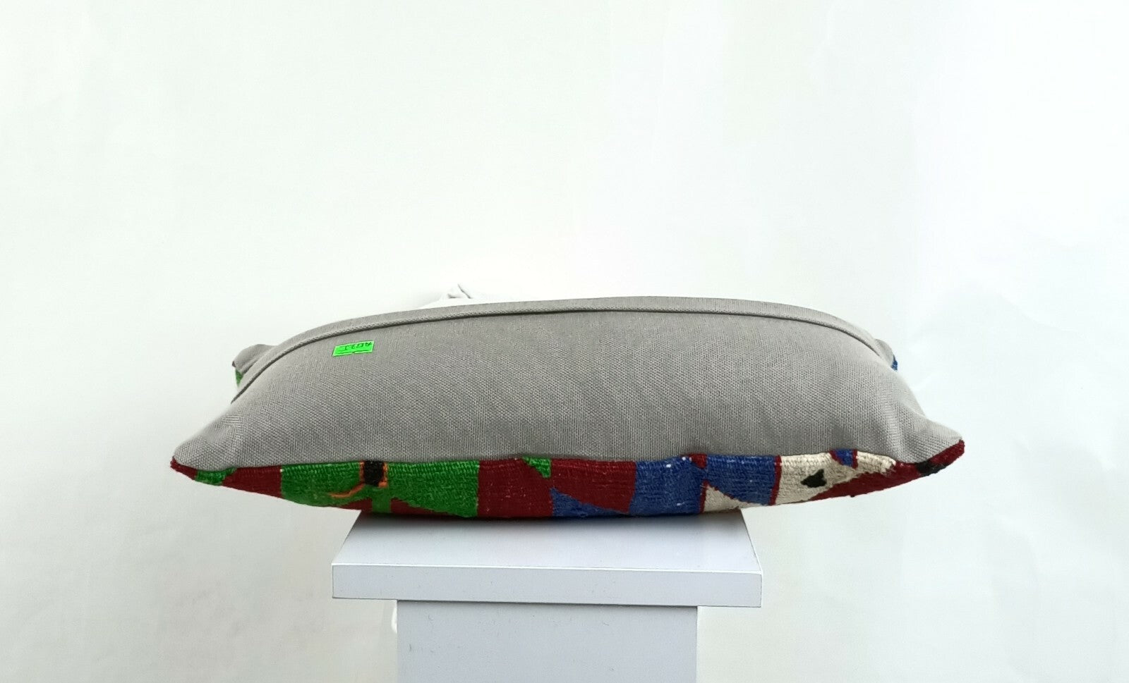 Kilim Pillow Cover 8x16 in Handmade Oriental Rug Tribal Ethnic Lumbar Case A1375