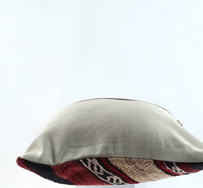 18"x18" Kilim Pillow Cover  Handmade Turkish Vintage Cushion Tribal Lumbar 2359