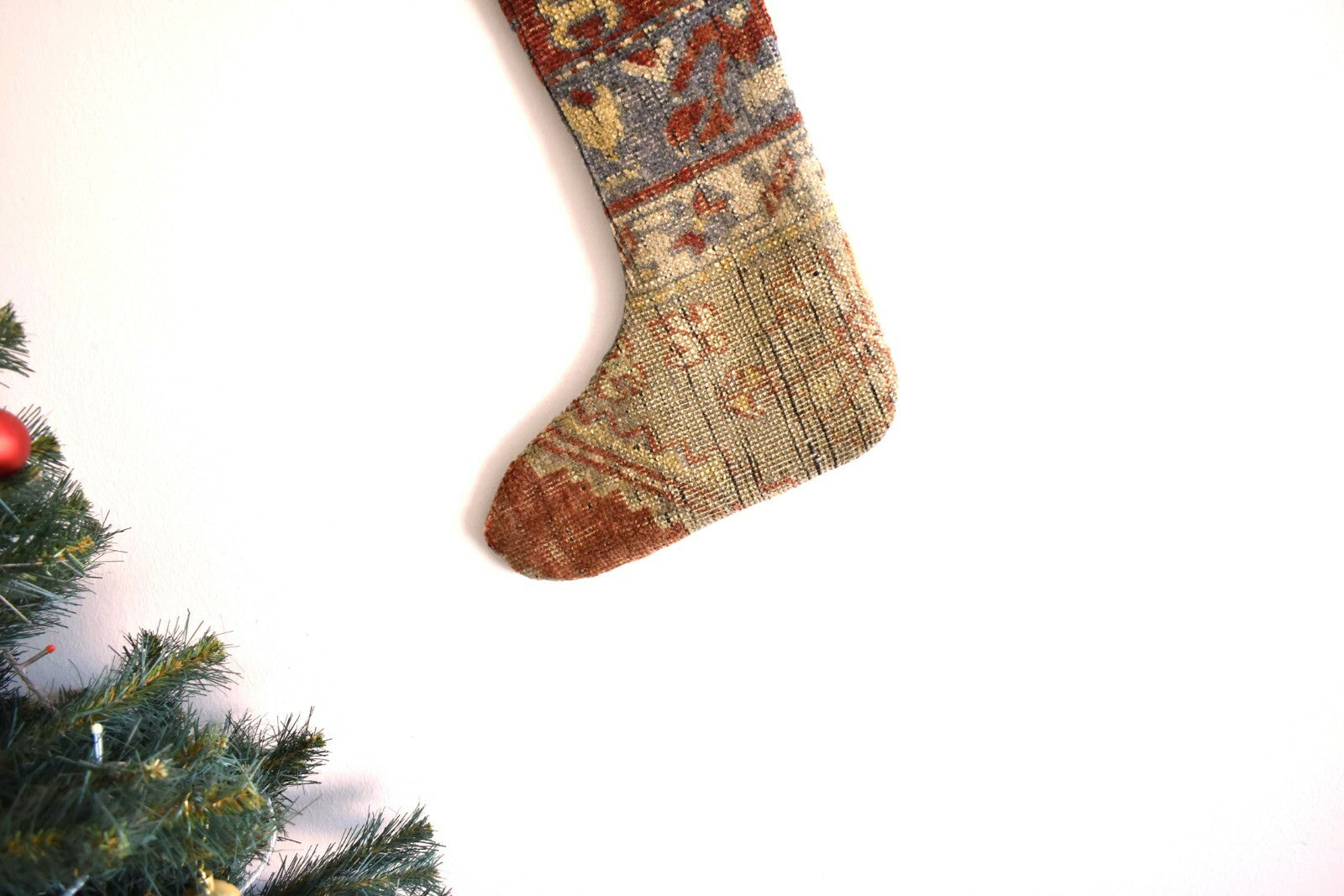 Kilim Christmas Stocking Rug Christmas Socks Christmas Decoration Xmas Gift S300