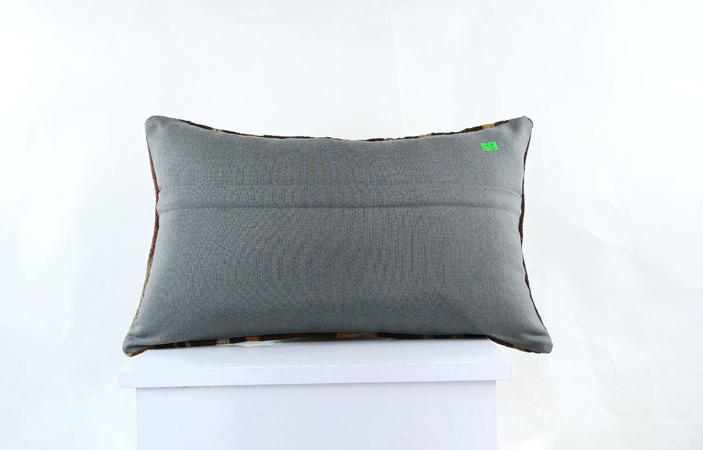 Kilim Pillow Cover 12x20 Turkish Handmade Sofa Couch Floor Lumbar Cushion E975