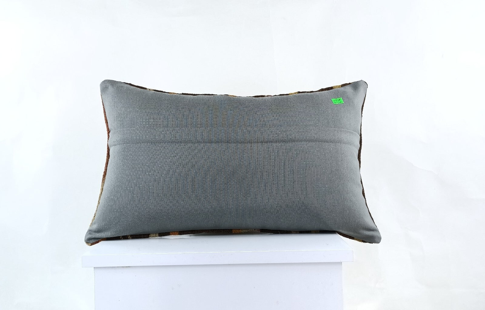 Kilim Pillow Cover 12x20 Turkish Handmade Sofa Couch Floor Lumbar Cushion E975