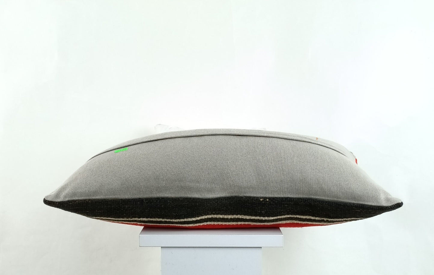 Kilim Pillow Cover 12x20 Handmade Turkish Rug Boho Ethnic Lumbar Cushion 2592