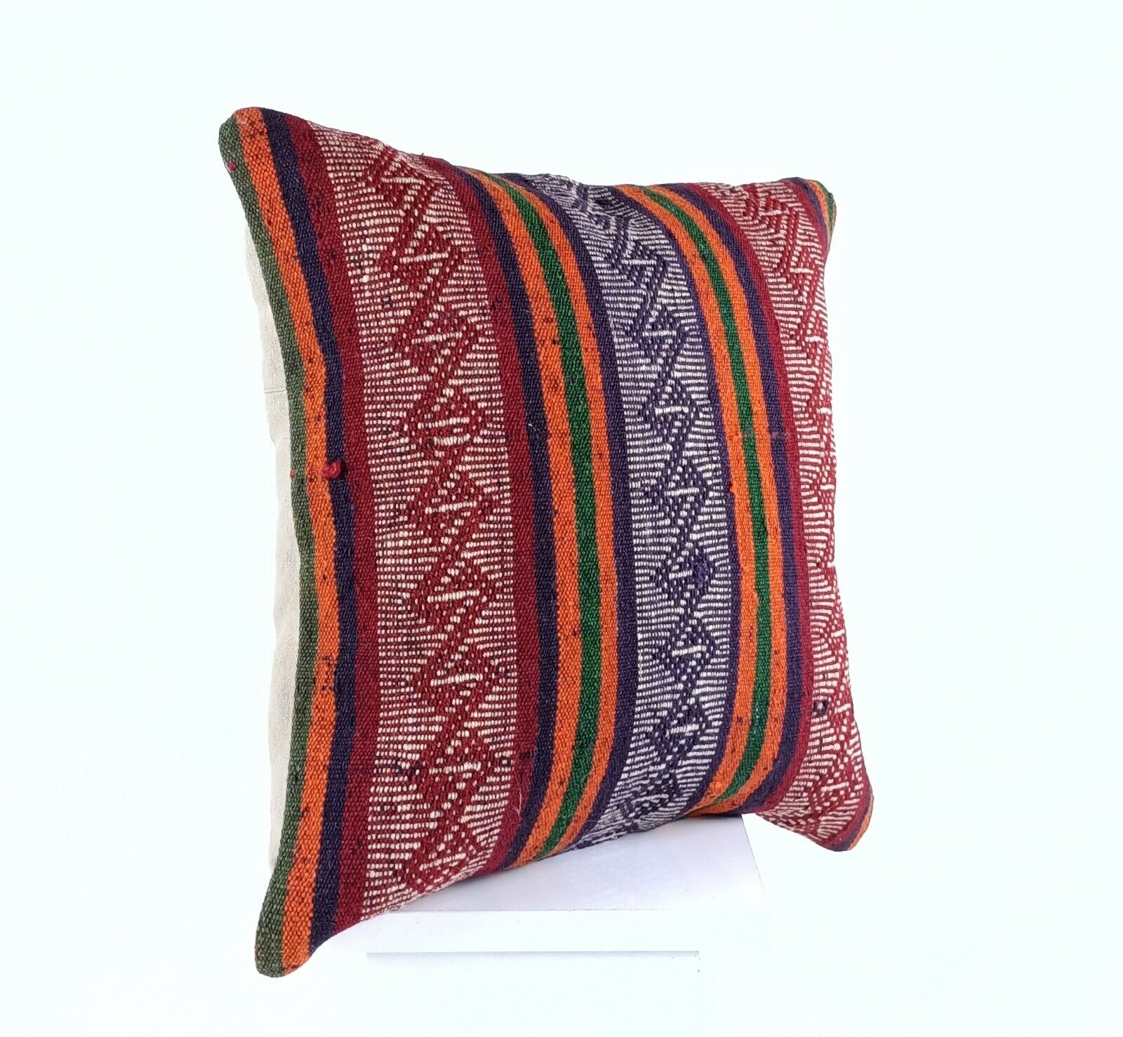 Oushak Kilim Pillow Cover 16x16 Handmade Rug Traditional Sofa Couch Cushion A580