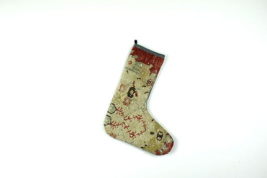 Kilim Christmas Stocking Vintage Rug Stocking Ethnic Decorative Xmas Socks S841