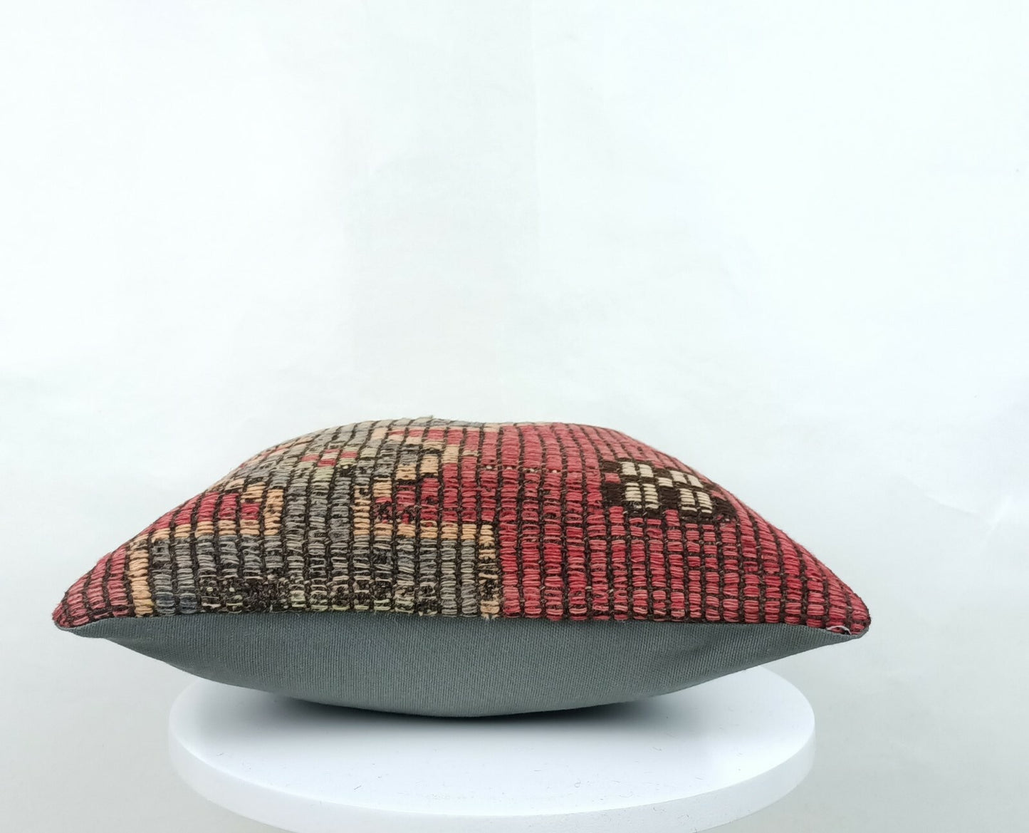 14x14 Kilim Cushion Cover Turkish Ottoman Boho Rustic Throw Pillow Case  A343