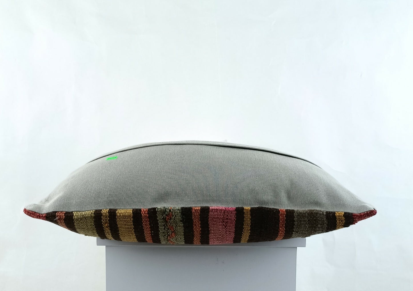 Kilim Pillow Cover 16x24 in Traditional Handmade Anatolian Lumbar Cushion A1503