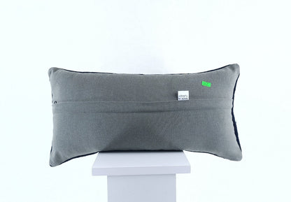 10x20 Kilim Lumbar Pillow Cover Vintage Ethnic Oushak Kilim Pillow Cover 1719