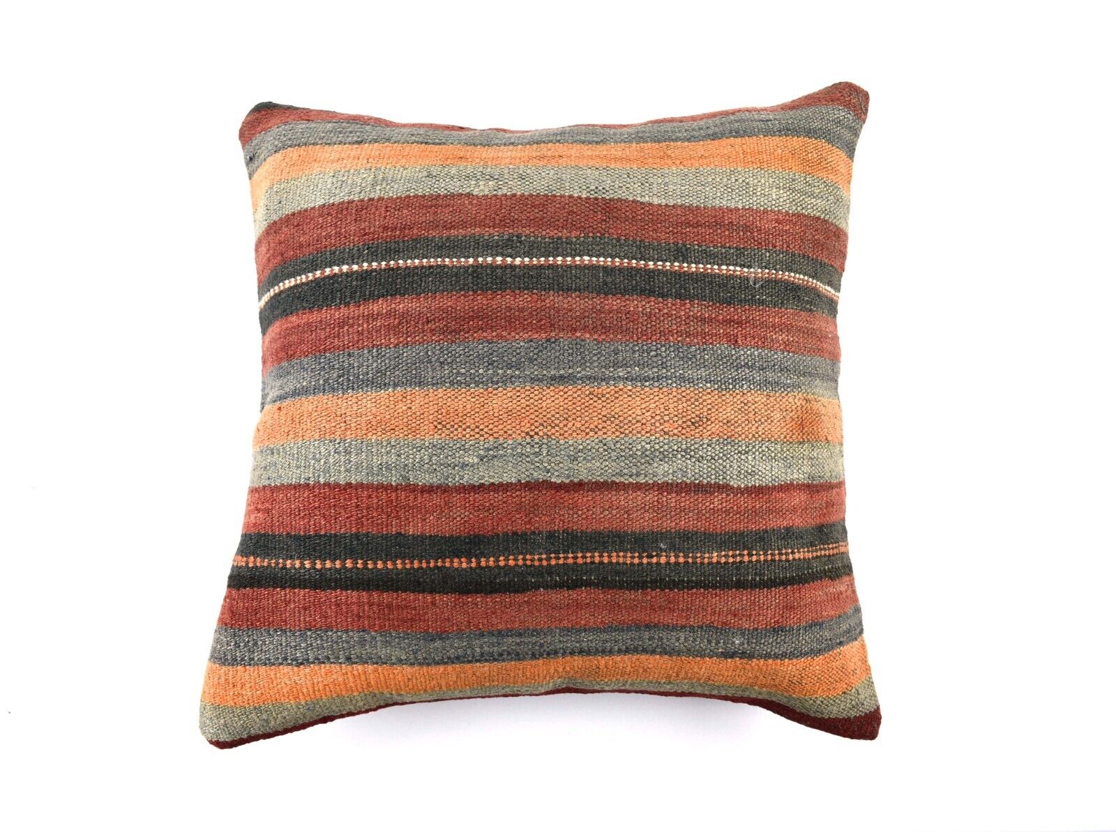 20x20 Kilim Pillow Cover Handmade Vintage Oushak Kilim Cushion Cover 4681