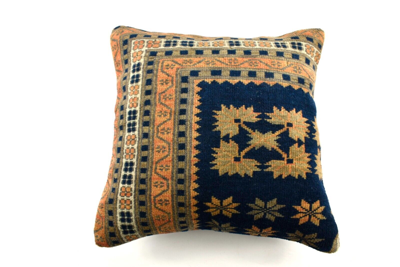 20x20 Kilim Pillow Cover Handmade Vintage Oushak Kilim Cushion Cover 4104