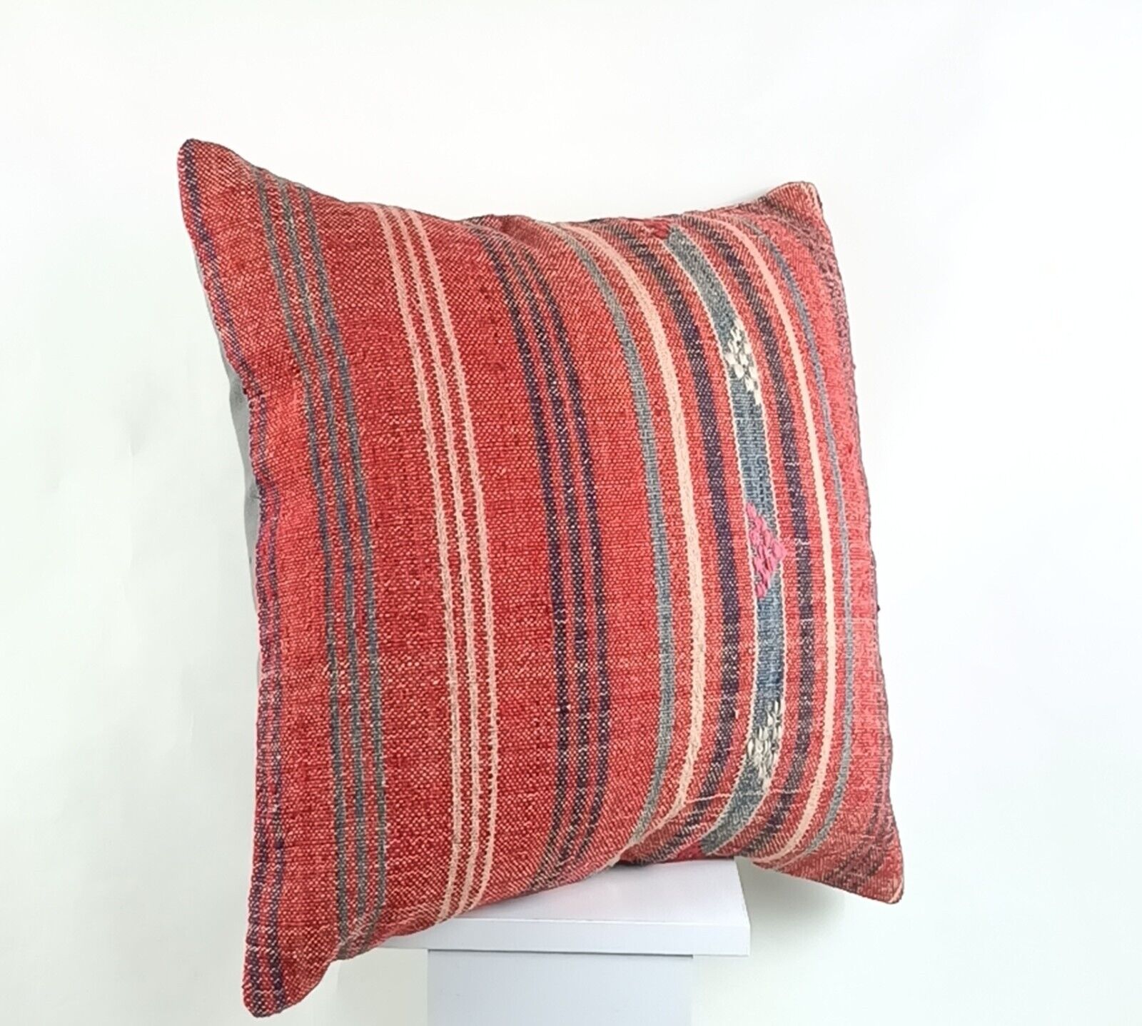 20x20 Kilim Pillow Cover Handmade Vintage Oushak Kilim Cushion Cover 2532