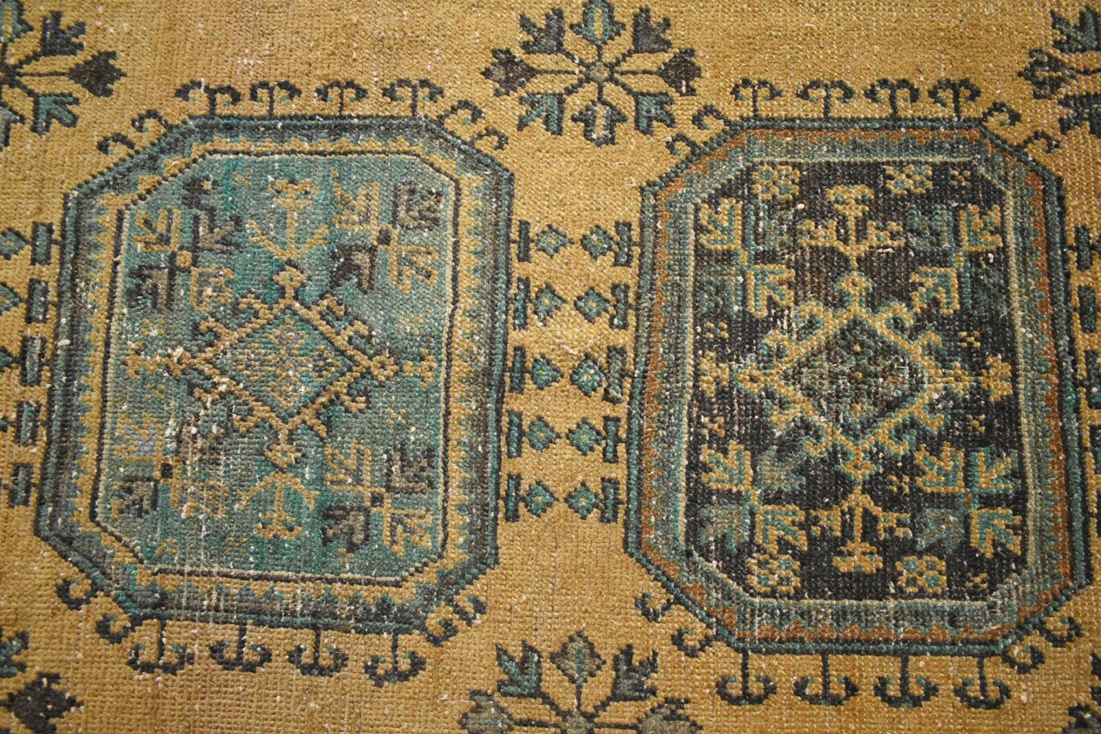 Long Turkish Runner 11.8x2.8 ft Vintage Runner Hallway Runner Handwoven Rug R34