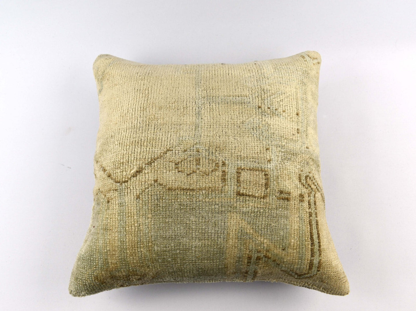 20x20 Kilim Pillow Cover Handmade Vintage Oushak Kilim Cushion Cover 4719