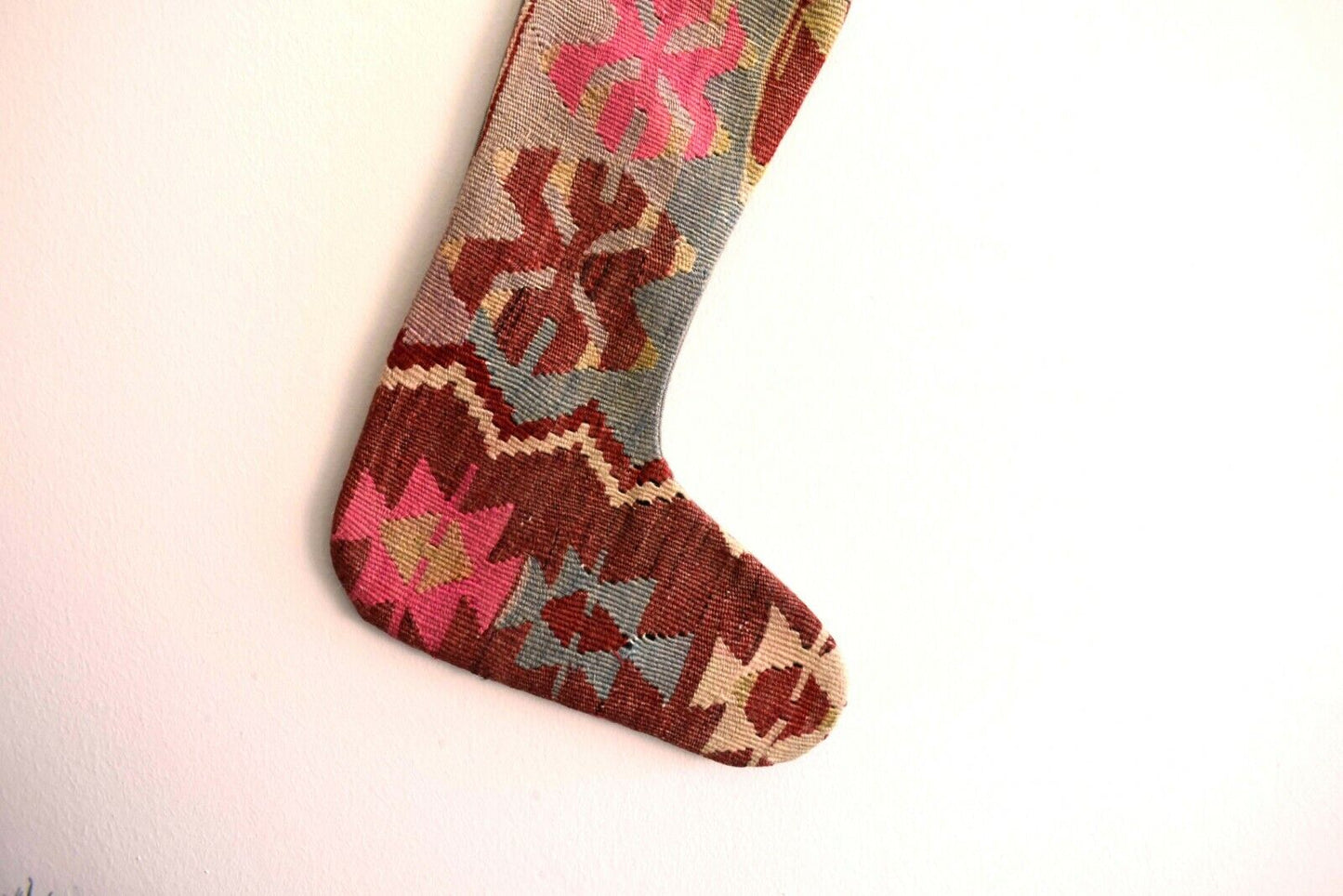 Vintage Kilim Stocking Christmas Stocking Ethnic Christmas Stocking S344