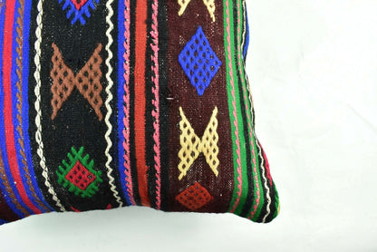 20x20 Kilim Pillow Cover Handmade Vintage Oushak Kilim Cushion Cover A1907